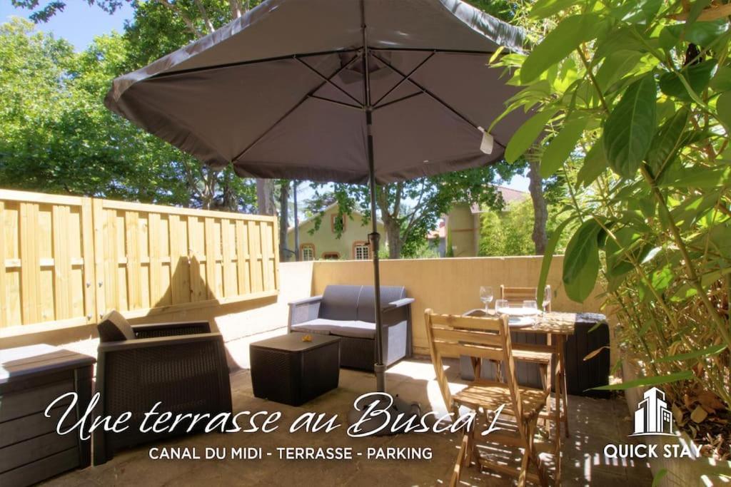 Studio Parking Terrasse Fibre Toulouse Buitenkant foto